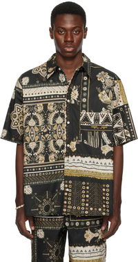 Isabel Marant Garlonn Patchwork Print Shirt