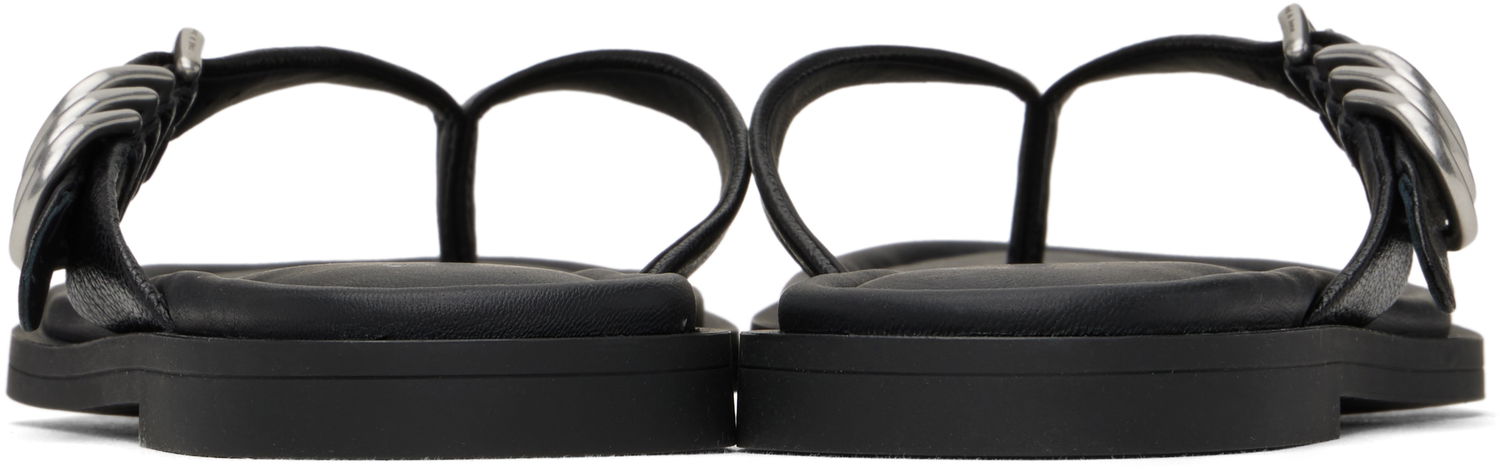 Nega čevljev rag & bone Rag & Bone Gia Leather Thong Sandals Črna | WFF25SF1003LE03, 1