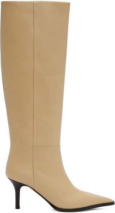 Plašči Aeyde Aeyde Tula Leather Tall Boots Bež | A11-KB-TULP75ST95-FW24-957-065, 0