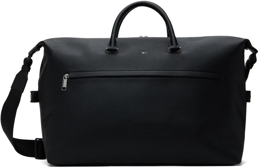 Potovalna torba BOSS BOSS Embossed-Logo Duffle Bag Črna | 50548041