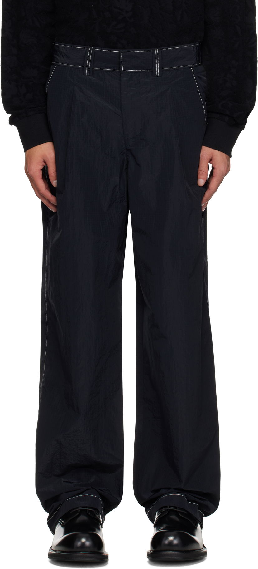 Hlače Soulland Soulland Aidan Trousers Črna | 51010-1307