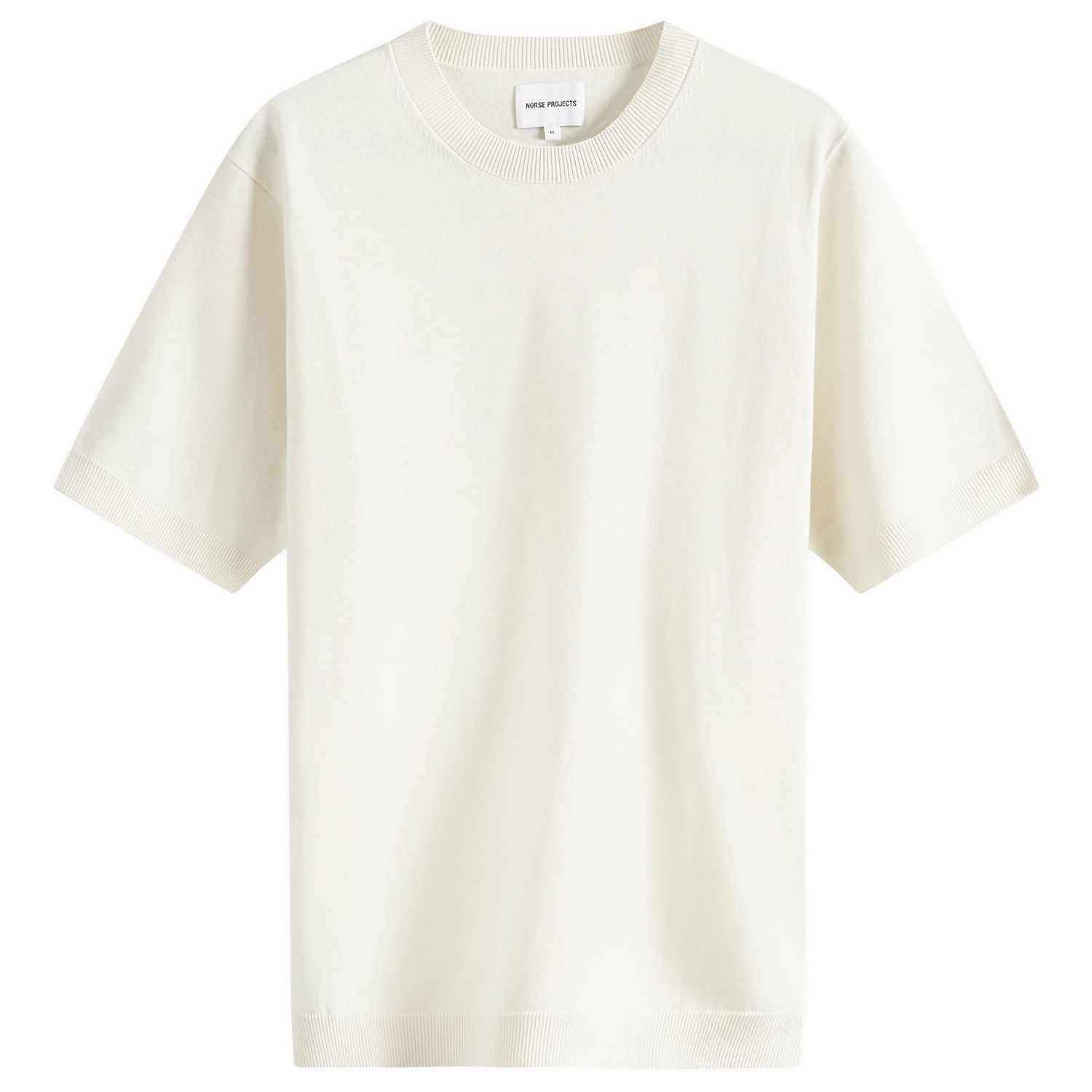 Majica NORSE PROJECTS Rhys Knitted Bela | N45-0600-0219, 0