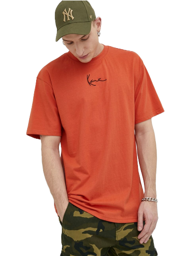 Majica Karl Kani Tee Small Signature Essential Oranžna | 6037460