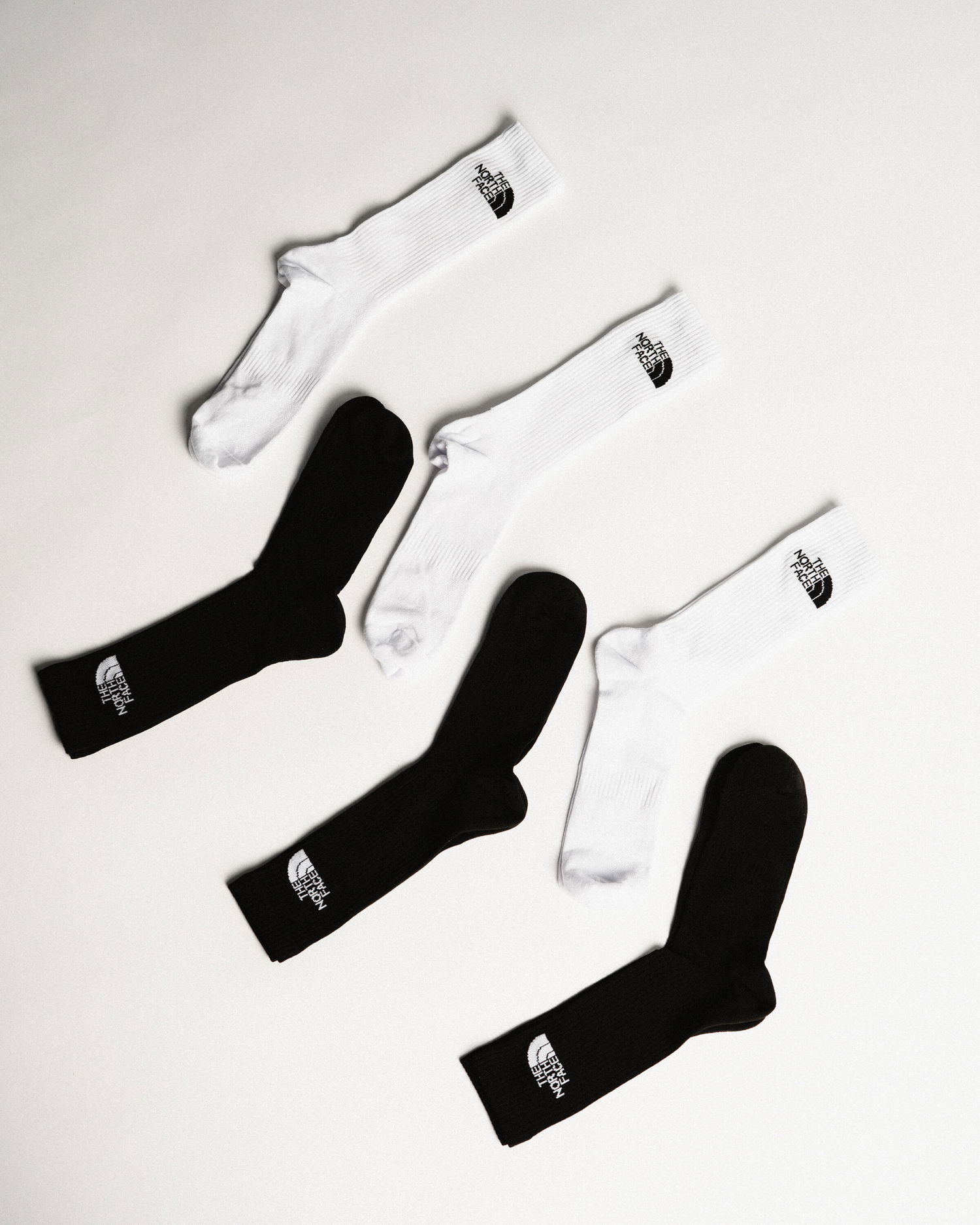Nogavice The North Face Multi Sport Cush Crew Sock 3-Pack Črna | NF0A882HJK31, 1