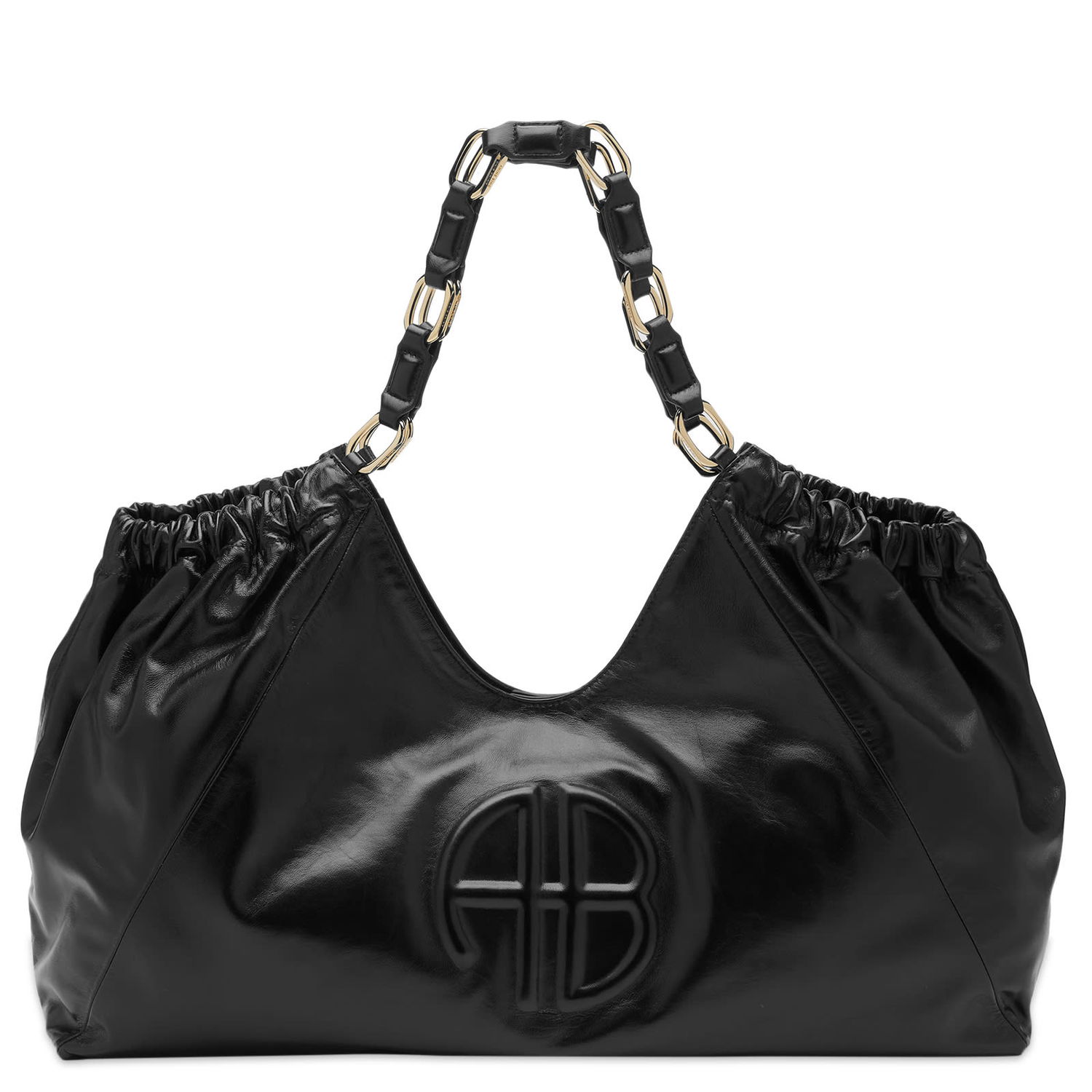 Torbica Anine Bing Leather Tote Bag With Chain Handles Črna | A-13-3087-000, 1