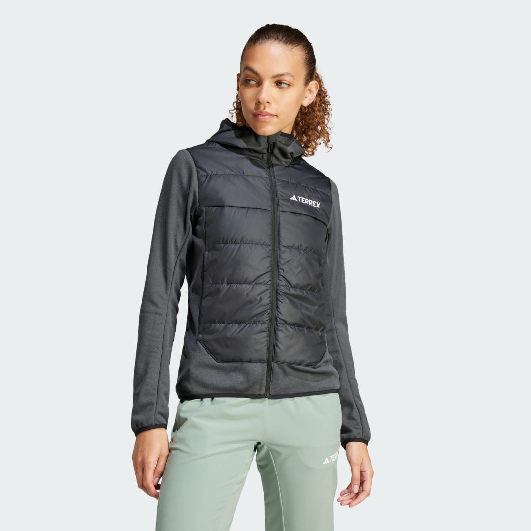 Jakna adidas Performance Terrex Multi Hybrid Insulated Hooded Jacket Siva | IR7882, 1