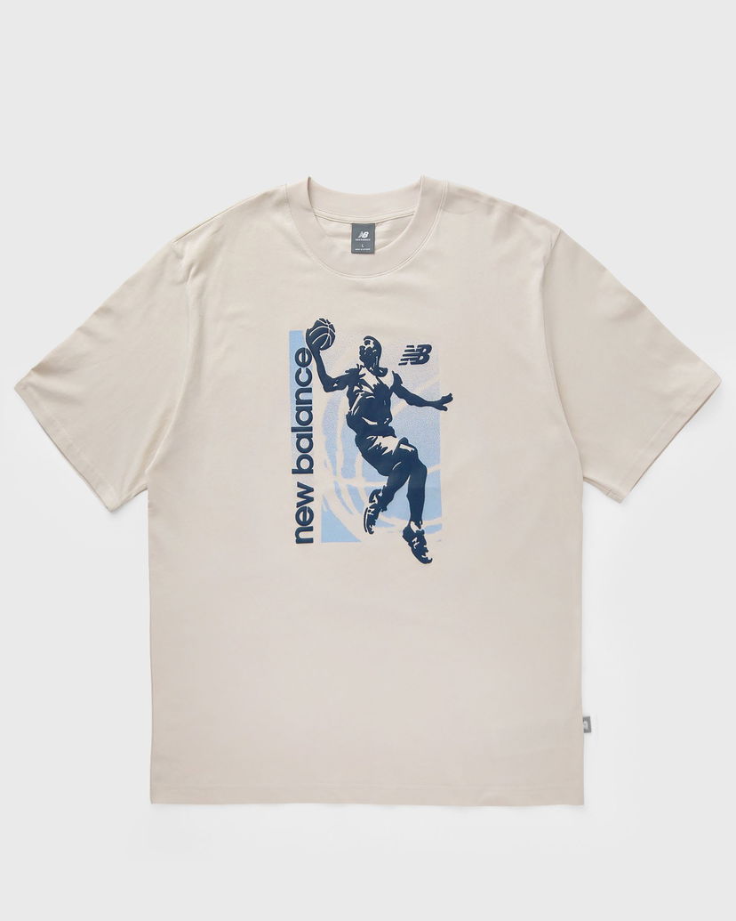 Majica New Balance Basketball Graphic T-Shirt Bež | MT51605-LIN