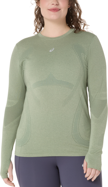Majica Asics Asics Road Seamless Long Sleeve Running Top Zelena | 2012d290-400, 0