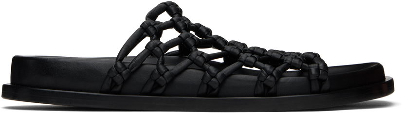 Superge in čevlji Jil Sander Jil Sander Hand-Knotted Sandals Črna | J15WX0008_P5810