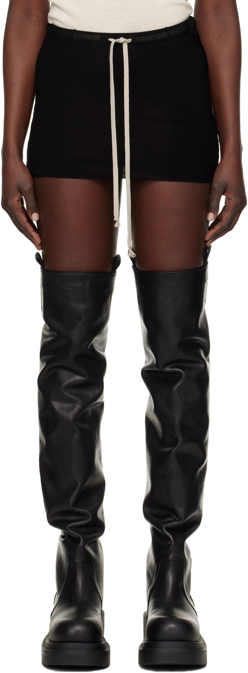 Krila Rick Owens Rick Owens Hollywood Bud Shorts Črna | RP01E7314 BZ