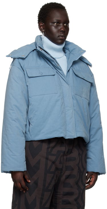 Puhovka Marc Jacobs Marc Jacobs Padded Cropped Jacket Modra | V205C09RE22, 1
