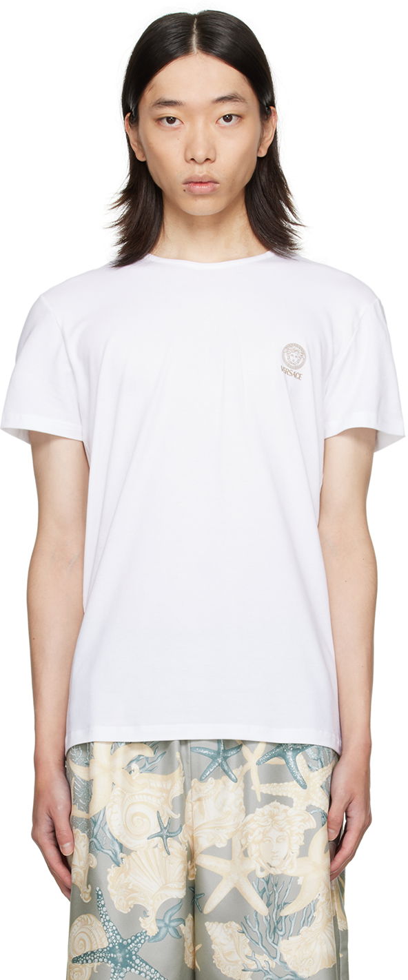 Majica Versace Medusa T-Shirt Bela | AU10193_1A10011