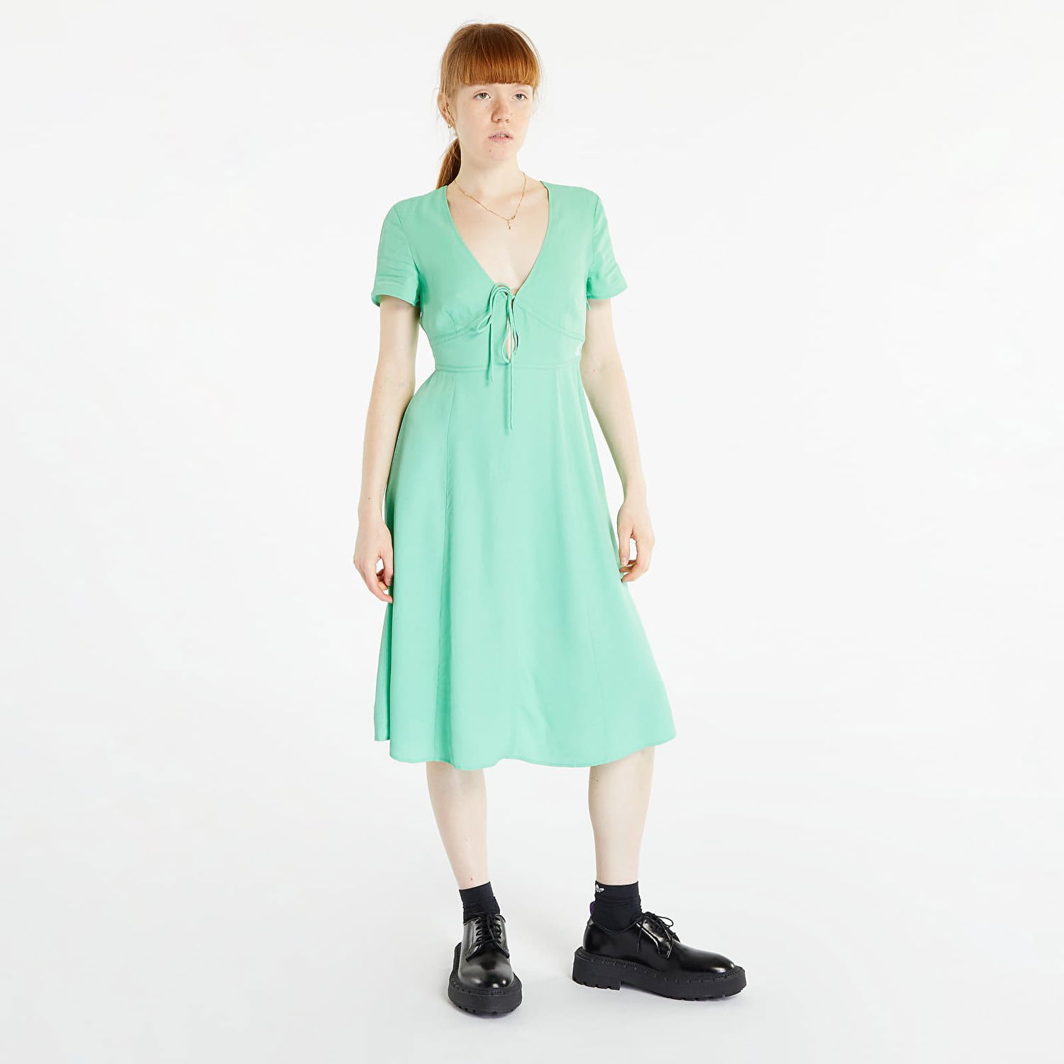 Obleke CALVIN KLEIN Short Sleeve Shirt Dress Zelena | J20J221140 L1C, 0