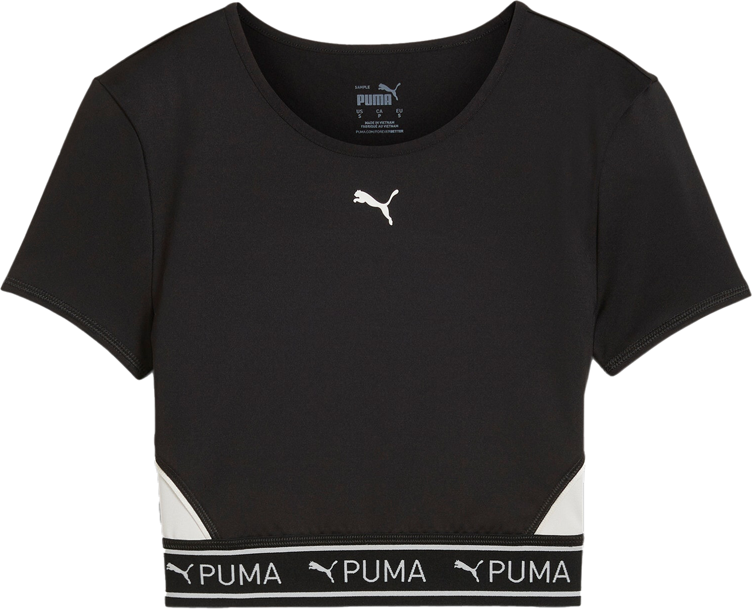 Krop-top Puma Puma Strong Baby Short Sleeve Crop Top Črna | 525878-51, 1