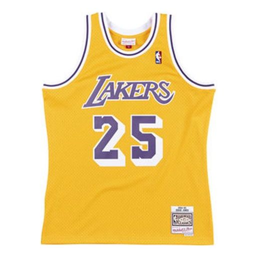 Dres Mitchell & Ness Lakers  #25 Basketball Jersey Rumena | SMJYGS18441-LALLTGD94EJN