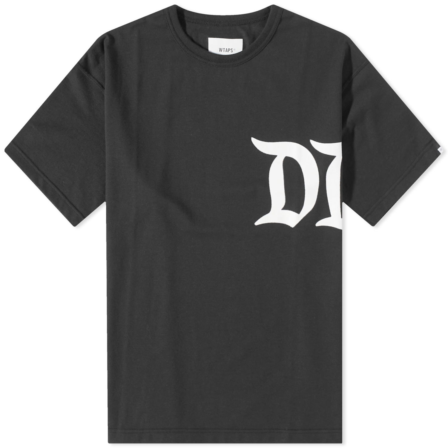 Majica WTAPS Design 02 SQD T-Shirt Črna | 231ATDT-CSM14-BK, 0