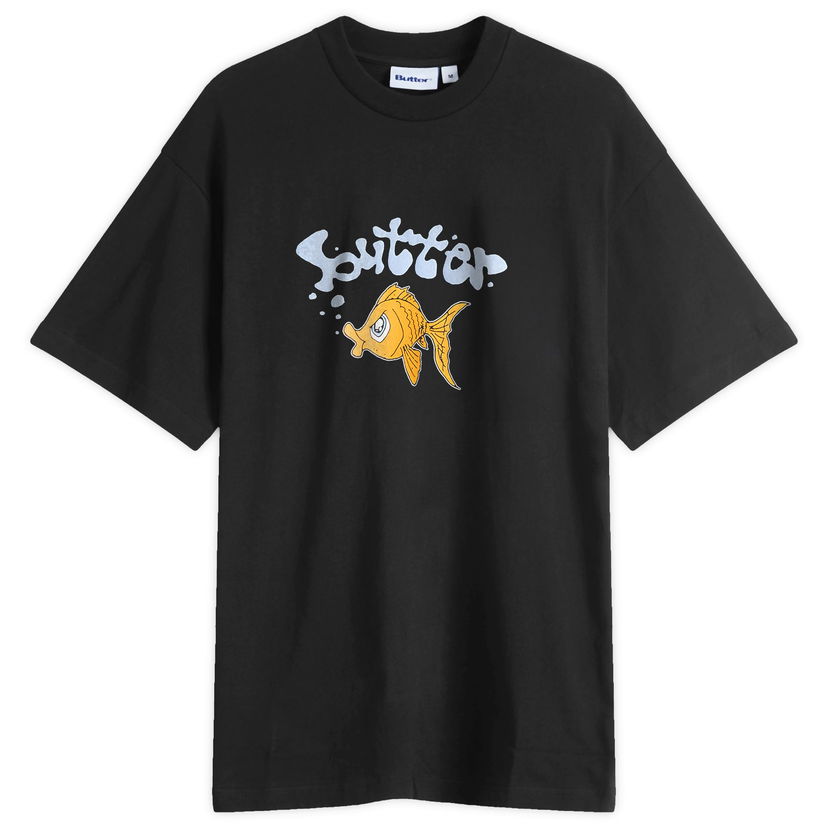 Majica Butter Goods Goldfish Graphic Tee Črna | BG252102-BLK