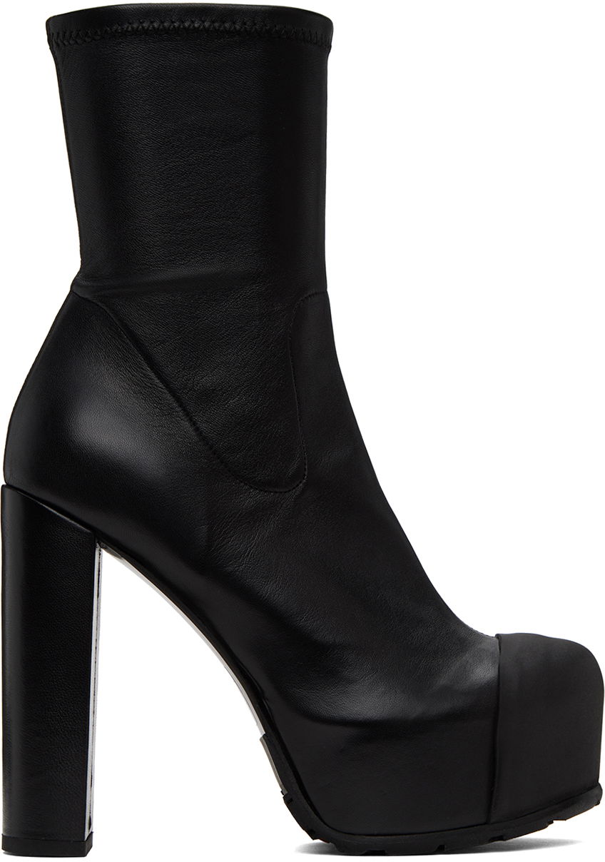 Obleke sacai sacai Platform Ankle Boots Črna | 23-07014, 0