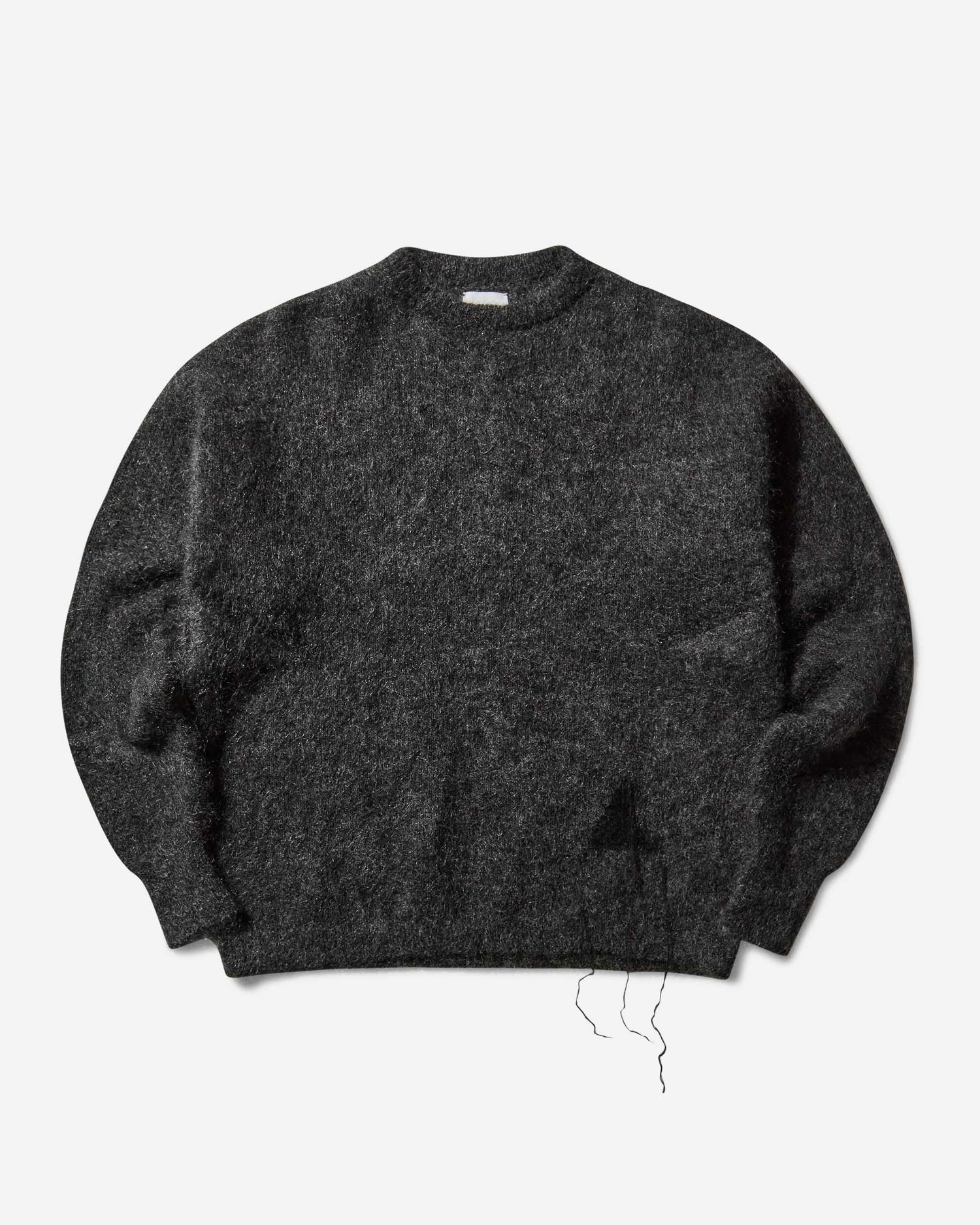 Pleteni pulover ROA Dropstitch Mohair Knit Crewneck Sweater Črna | RBMW0522YA76 ANT0001, 1