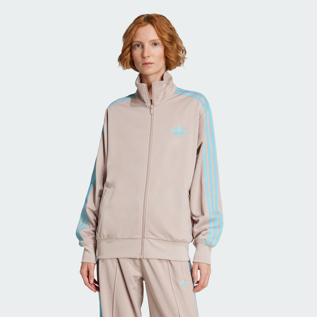 Jakna adidas Performance Adicolor Classic Firebird Loose Track Jacket Bež | JX7864, 0