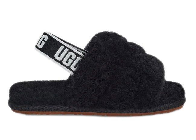 Superge in čevlji UGG Fluff Yeah Slide Black Črna | 1098579T-BLK, 0