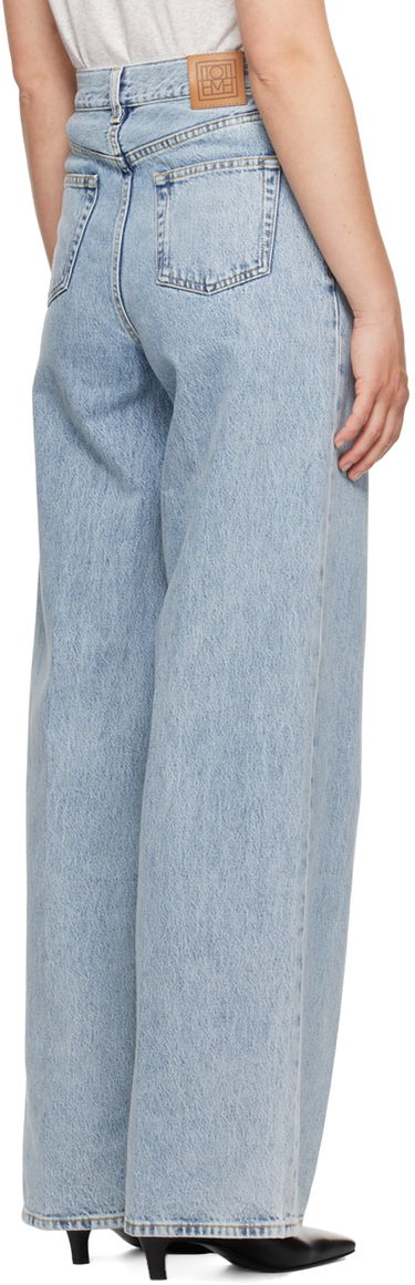 Kavbojke TOTEME Wide Leg Jeans Modra | 242-WRB2426-FB0045, 2
