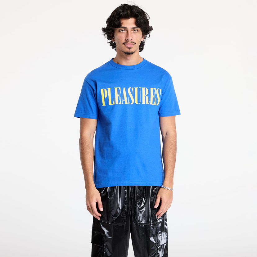 Majica Pleasures Onyx 24 Graphic Print T-Shirt Modra | P24W048 ROYAL
