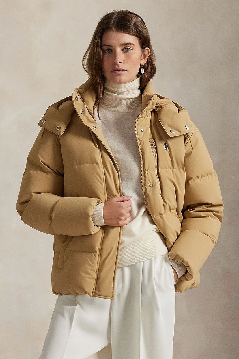 Puhovka Polo by Ralph Lauren Winter Matte Poly Down Puffer Jacket Bež | 211971190001