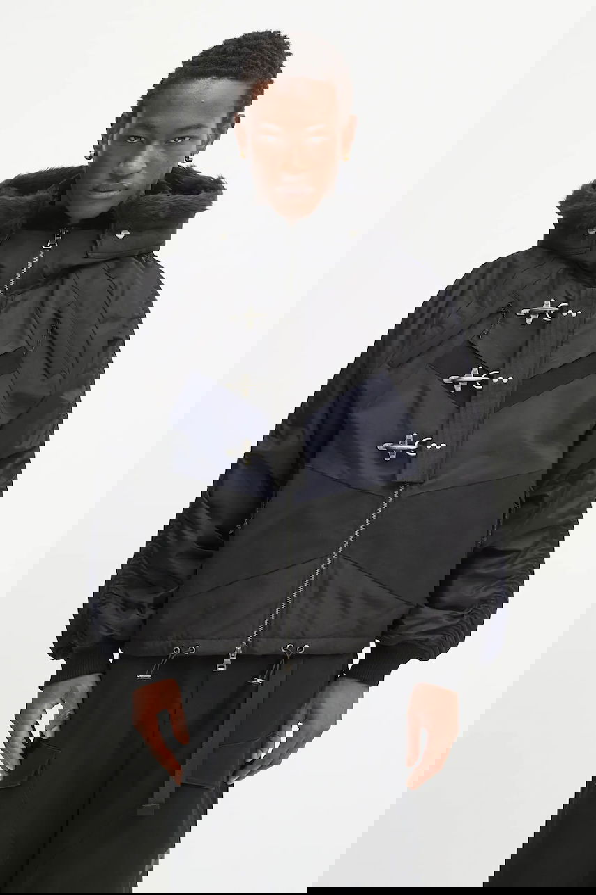 Bomber jakna Andersson Bell Norwegian N2B Hooded Padded Jacket with Fur Trim and Toggle Closures Večbarvna | awa690u, 0