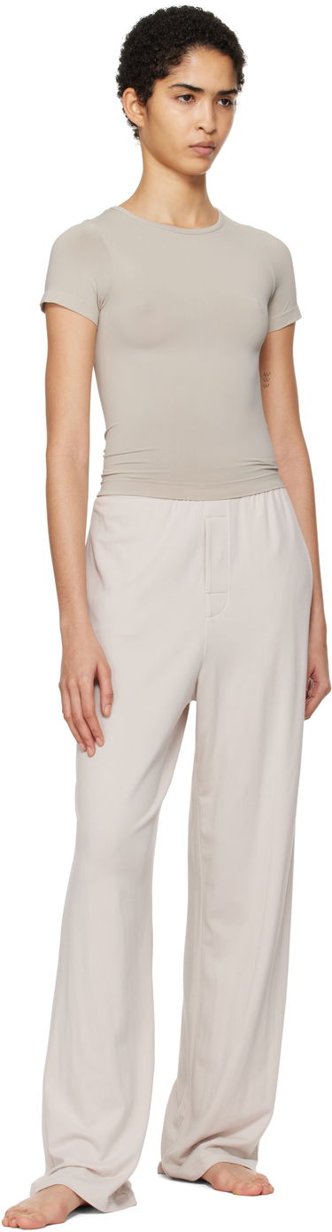 Krop-top SKIMS SKIMS Soft Smoothing Seamless T-Shirt Bež | AP-TSH-0184, 3