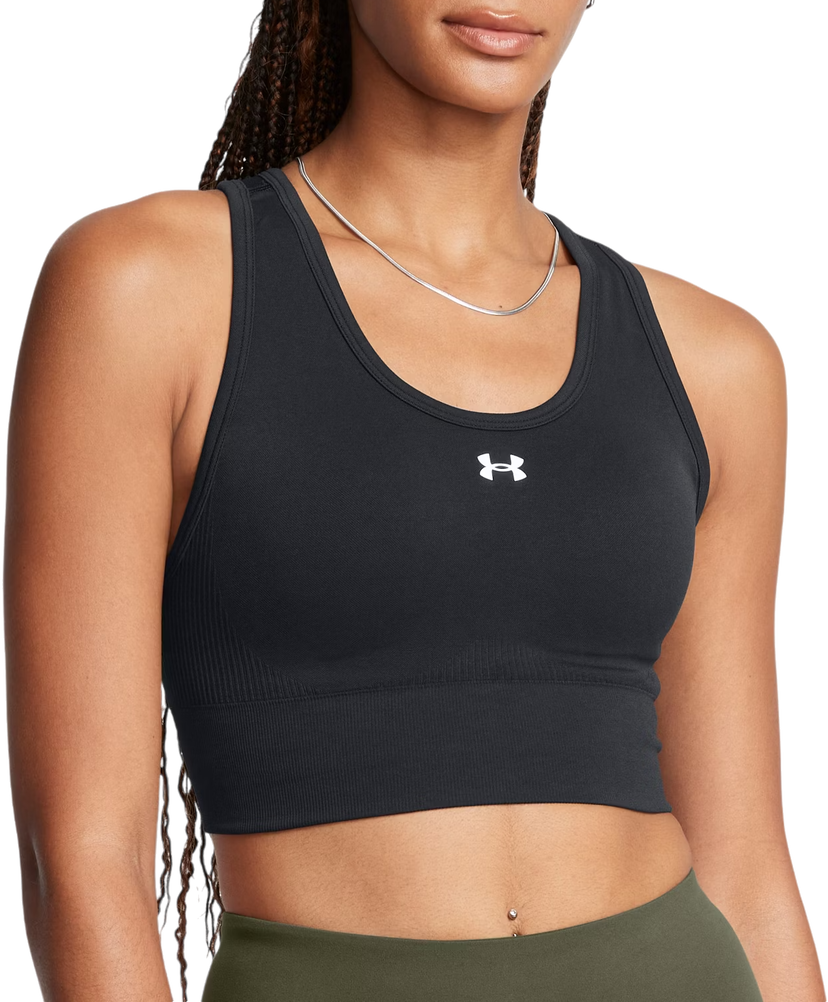 Modrček Under Armour Vanish Seamless Mid Sports Bra Črna | 1384419-001