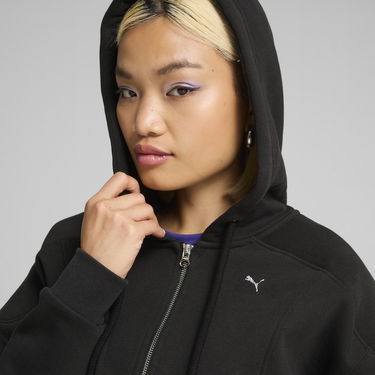 Pulover Puma The Fast Race Cropped Hoodie Črna | 626650_01, 1