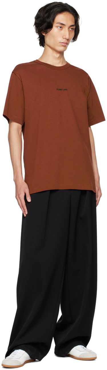 Majica Helmut Lang Inside Out T-Shirt Rjava | N04HM510, 3