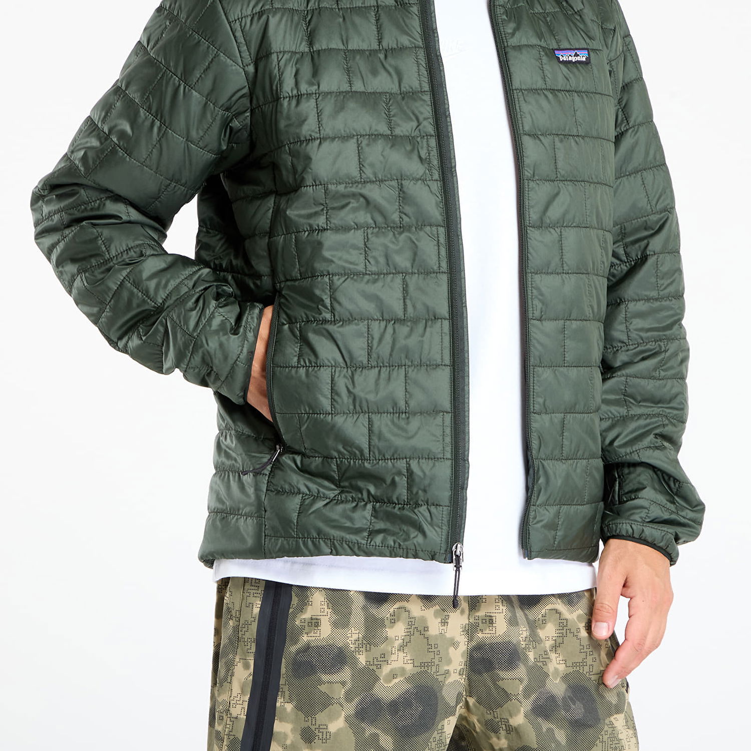 Puhovka Patagonia Nano Puff Jacket Zelena | 84213 OLGG, 1