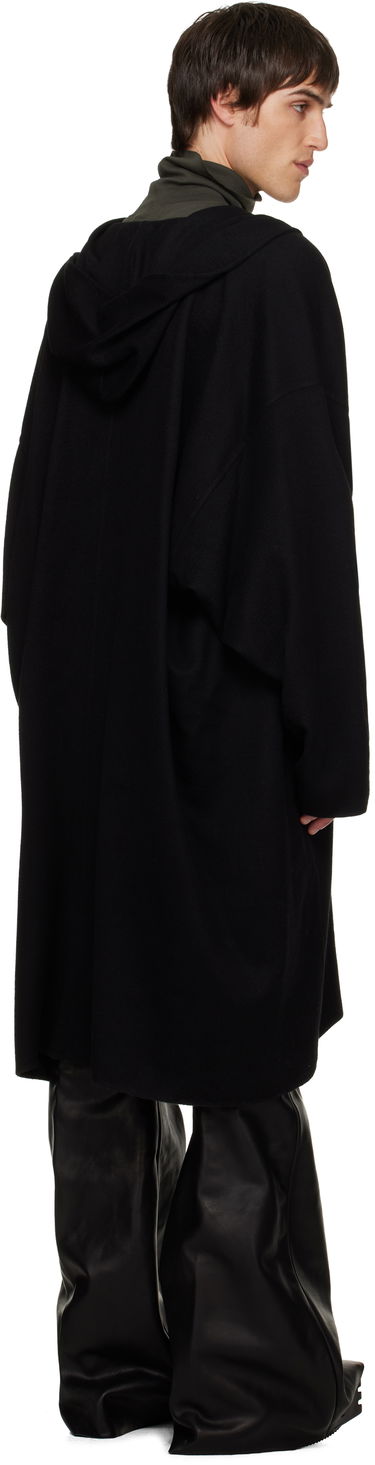 Plašči Rick Owens Rick Owens Concordians LS Knee Kaftan Coat Črna | RR02E1910 DBC, 2