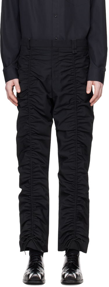 Hlače Simone Rocha Simone Rocha Ruched Trousers Črna | 4095 1075, 0