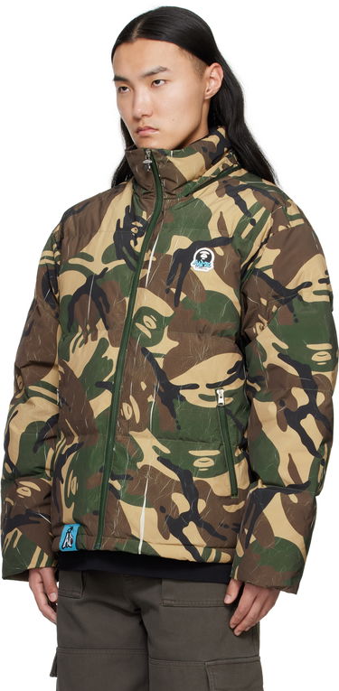 Puhovka AAPE by A Bathing Ape AAPE by A Bathing Ape Moonface Camo Hooded Down Jacket Večbarvna | AAPDNM7665XANGRR, 3