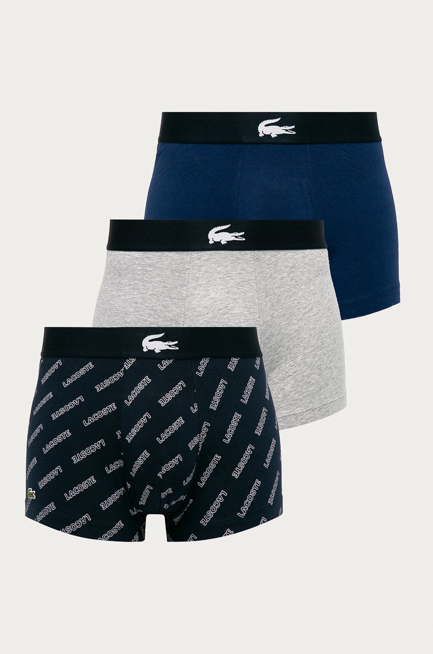 Boksarice Lacoste 3-Pack Logo-Print Trunks Večbarvna | 5H1774, 0
