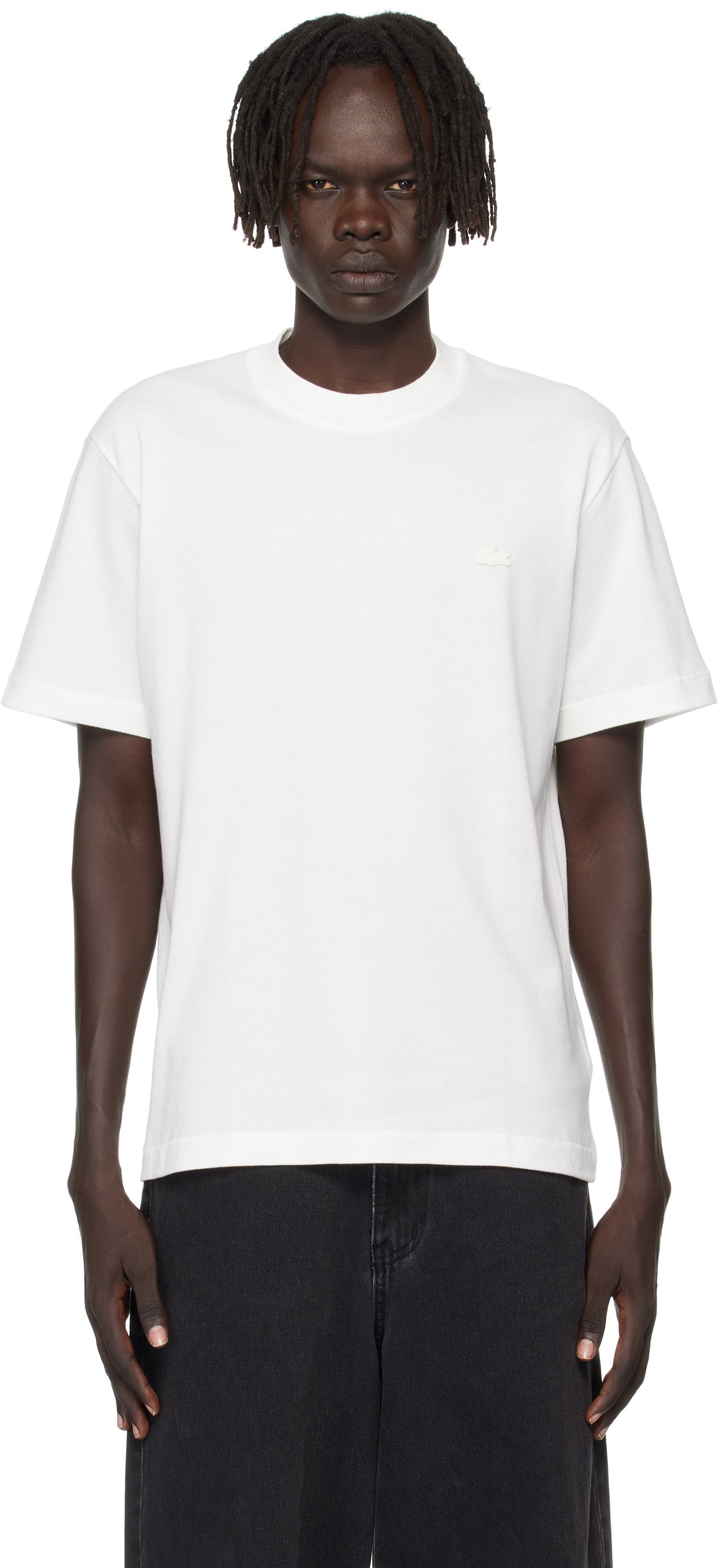 Majica Lacoste Lacoste Back To Work Tier 0-1 T-Shirt Bela | TH5477_70V, 0