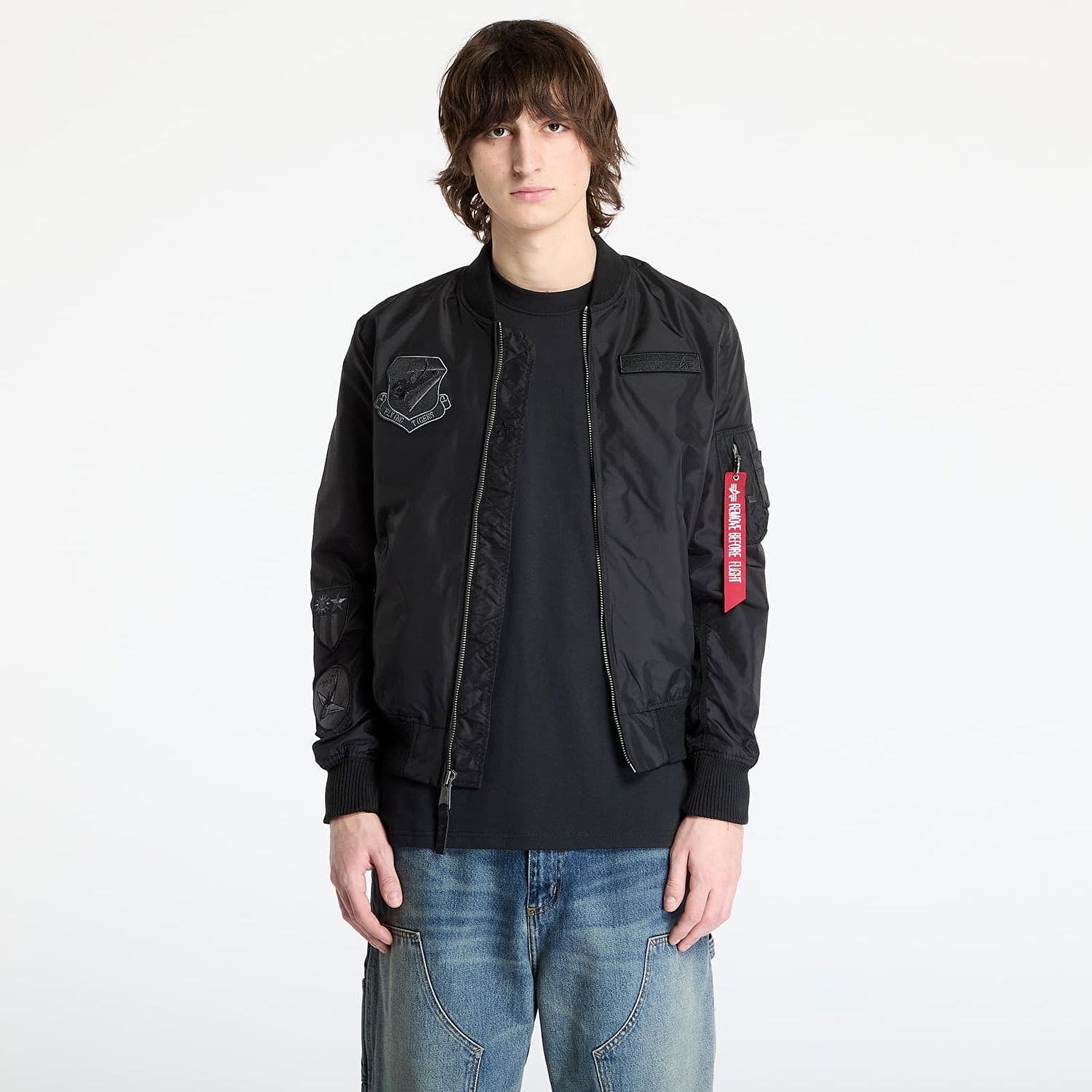 Bomber jakna Alpha Industries Alpha Industries MA-1 TT Flying Tigers Bomber Jacket Črna | 156129-03, 0