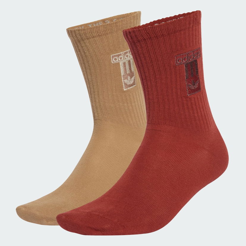 Nogavice adidas Performance Adibreak Crew Socks - 2 Pairs Rdeča | JX5196