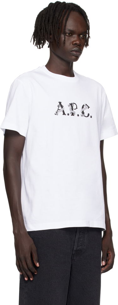 Majica A.P.C. A.P.C. Hugo T-Shirt Bela | COHGS-M26543, 1
