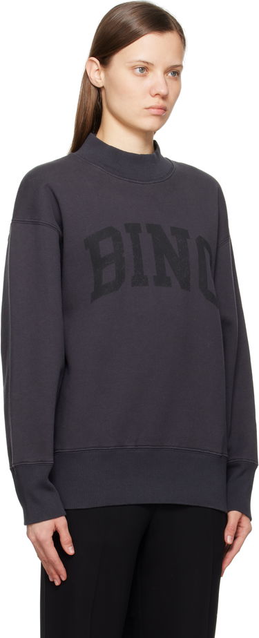 Pleteni pulover Anine Bing Anine Bing Bradie 'Bing' Sweatshirt Siva | A-08-10292-VTG1, 1