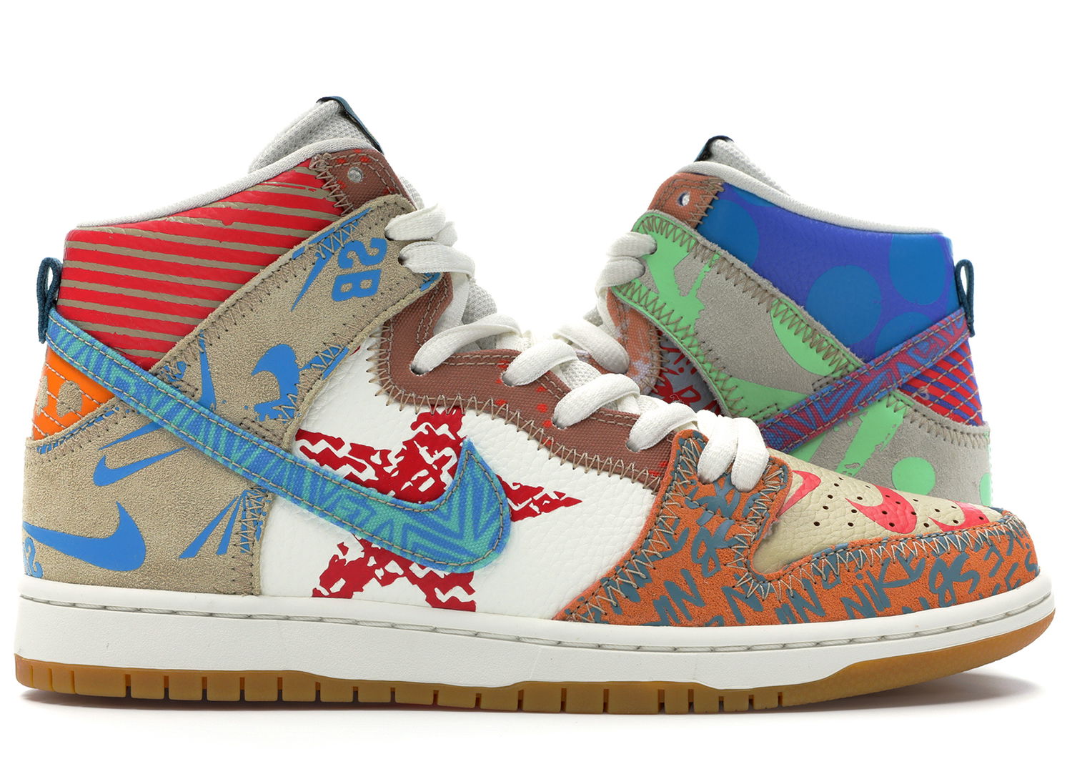 Superge in čevlji Nike SB Dunk High Thomas Campbell What the Dunk Večbarvna | 918321-381, 0