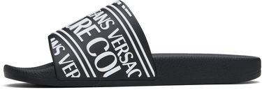 Superge in čevlji Versace Versace Jeans Couture Logo Slides Črna | E78YA3SQ1_E71352, 2