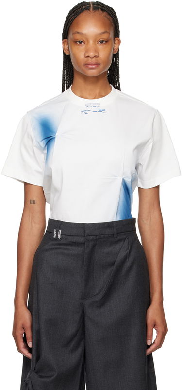 Majica ADER ERROR Nowia Graphic Print Cotton T-Shirt Bela | BN01SSTS0102OW, 0