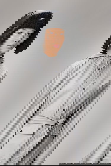 Klobuk Rains Rains Fleece Trapper Hat Črna | 20660-01, 3