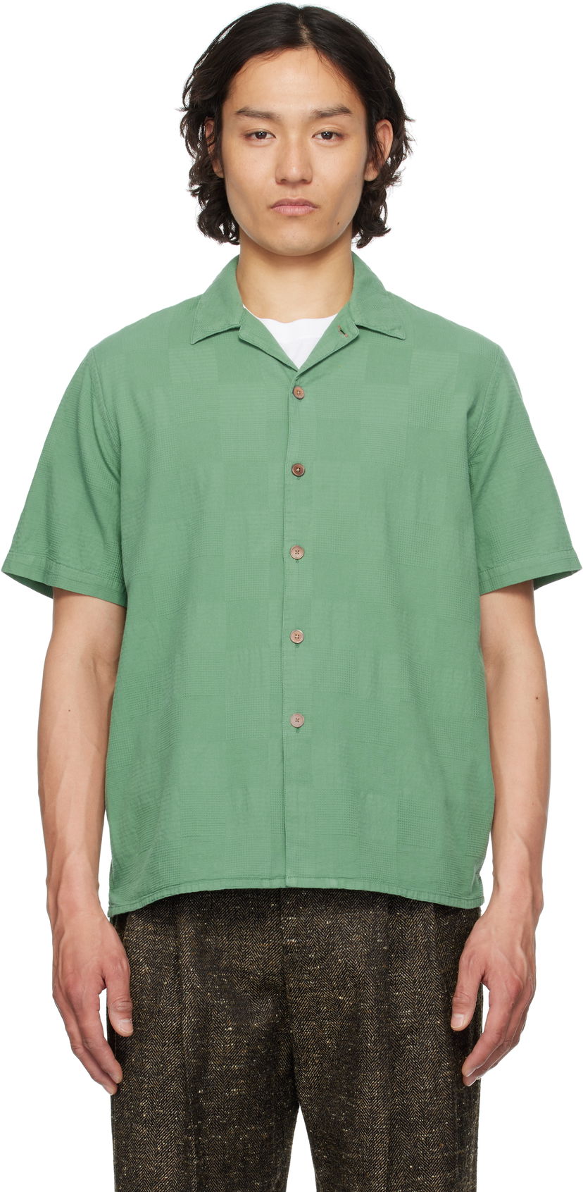 Srajce Paul Smith PS Paul Smith Casual Fit Shirt Zelena | M2R-695U-P22251-31