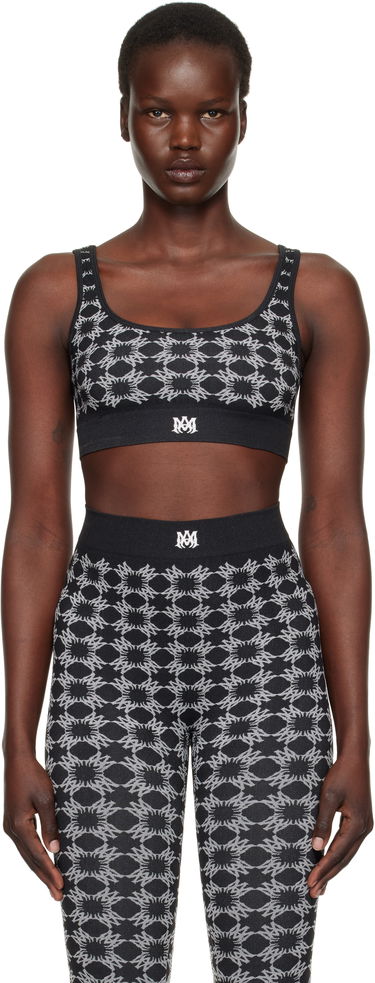 Modrček AMIRI Amiri MA Quad Seamless Sports Bra Črna | AWAWRA1008, 0