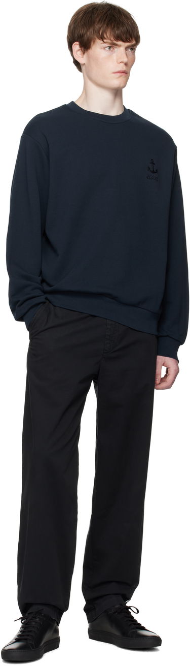 Pulover A.P.C. A.P.C. James Sweatshirt Mornarica | COHBY-H27983, 3
